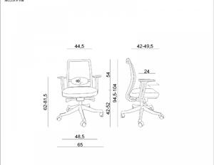 UNIQUE ANGGUN M ergonomikus irodai szék