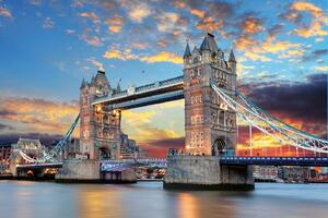 Nem szőtt fotótapéta tower bridge 375 x 250 cm