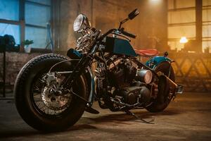 Nem szőtt fotótapéta bobber motorkerékpár 375 x 250 cm