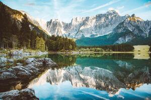 Nem szőtt fotótapéta lago di fusine 375 x 250 cm