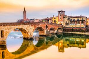 Nem szőtt fotótapéta ponte di pietra 375 x 250 cm