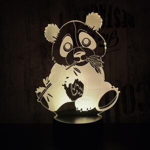 Panda maci 7 színű 3D led lámpa