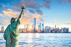 Nem szőtt fotótapéta new york a szabadság-szoborral 375 x 250 cm
