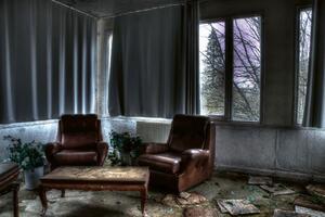 Nem szőtt fotótapéta bőr fotelek 375 x 250 cm