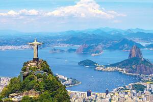 Nem szőtt fotótapéta kilátás rio de janeiróra 375 x 250 cm