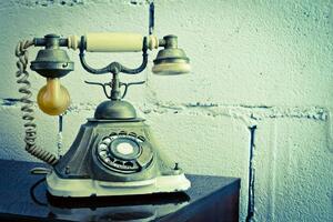 Nem szőtt fotótapéta retro telefon 375 x 250 cm