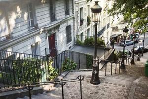 Nem szőtt fotótapéta lépcső a montmartre felé 375 x 250 cm