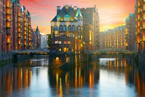 Nem szőtt fotótapéta speichestadt, hamburg 375 x 250 cm
