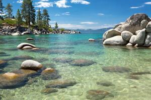 Nem szőtt fotótapéta tahoe-tó 375 x 250 cm