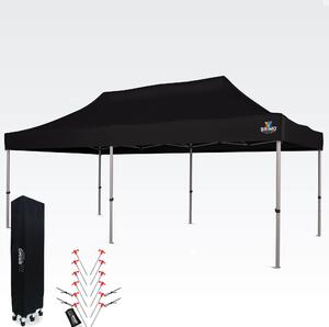 Kerti sátor 3x6m - Fekete
