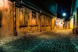 Nem szőtt fotótapéta régi utca nagyszebenben 375 x 250 cm