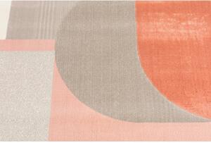 Hilton rózsaszín-szürke szőnyeg, 160 x 230 cm - Zuiver