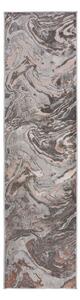 Marbled szürke-bézs futószőnyeg, 60 x 230 cm - Flair Rugs
