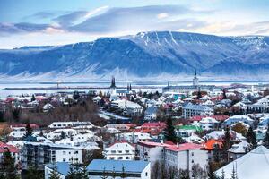 Nem szőtt fotótapéta reykjavík, izland 375 x 250 cm