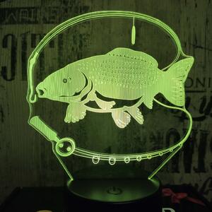 Ponty horgászat 3D led lámpa