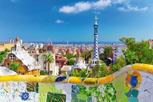 Nem szőtt fotótapéta park güell 375 x 250 cm