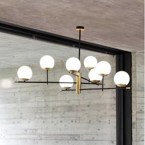 Ideal Lux Ideal Lux - Csillár rúdon GOURMET 9xE14/28W/230V átm. 131,5 cm arany ID289489