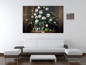 Gario Kézzel festett kép Festet tulipánok Méret: 100 x 70 cm