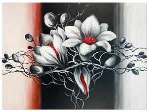 Gario Kézzel festett kép Fehér szépség Méret: 115 x 85 cm