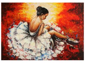 Gario Kézzel festett kép Fáradt balett-táncosno Méret: 100 x 70 cm