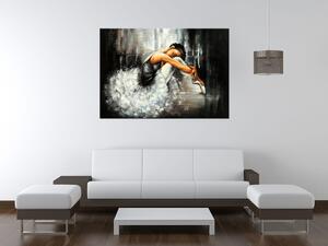 Gario Kézzel festett kép Alvó balett-táncosno Méret: 100 x 70 cm