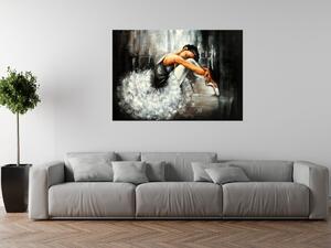 Gario Kézzel festett kép Alvó balett-táncosno Méret: 120 x 80 cm
