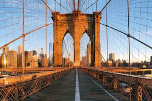 Nem szőtt fotótapéta brooklyn bridge panoráma 375 x 250 cm