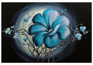 Gario Kézzel festett kép Kék éloszépség Méret: 100 x 70 cm