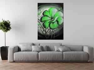 Gario Kézzel festett kép Zöld élo szépség Méret: 120 x 80 cm