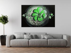 Gario Kézzel festett kép Zöld élo szépség Méret: 120 x 80 cm