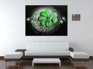 Gario Kézzel festett kép Zöld élo szépség Méret: 115 x 85 cm
