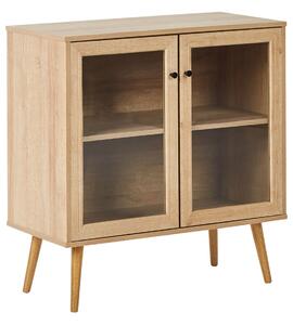 Vitrin ALBANY 80 cm Világosbarna