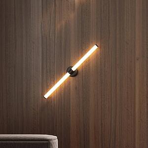 Maytoni LED fali lámpa Axis, arany színű, magasság 63 cm, Sárgaréz / arany, Nappali / Étkező, Alumínium, Modern