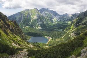 Nem szőtt fotótapéta glaciális tó 375 x 250 cm
