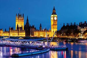 Nem szőtt fotótapéta london 375 x 250 cm