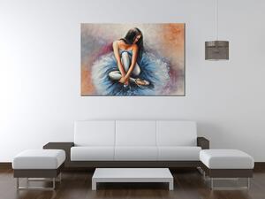 Gario Kézzel festett kép Sötét hajú balett-táncosno Méret: 70 x 100 cm