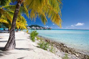 Nem szőtt fotótapéta bora bora strandja 375 x 250 cm
