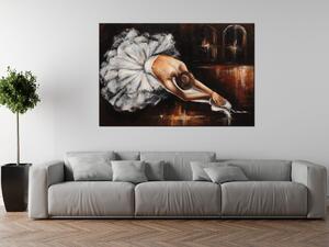 Gario Kézzel festett kép Balett-táncosno bemelegítése Méret: 120 x 80 cm