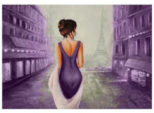 Gario Kézzel festett kép Párizsi séta Méret: 70 x 100 cm