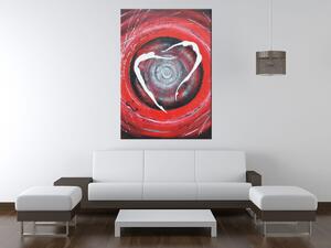 Gario Kézzel festett kép Testalkatok a piros körben Méret: 100 x 70 cm