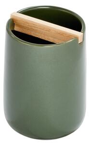 Eco Vanity zöld kerámia fogkefetartó pohár - iDesign