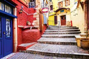 Nem szőtt fotótapéta chania városa 375 x 250 cm