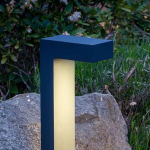 BRUMBERG Lantern LED-es útvilágítás, magasság 80 cm, Alu / szürke / cink, Alumínium, Dizájn