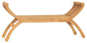 VidaXL tömör tíkfa kerti pad 126 cm