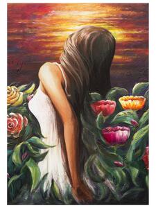 Gario Kézzel festett kép No a virágok között Méret: 120 x 80 cm