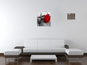 Gario Vászonkép Vörös Rózsa Méret: 40 x 60 cm