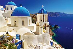 Nem szőtt fotótapéta santorini 375 x 250 cm