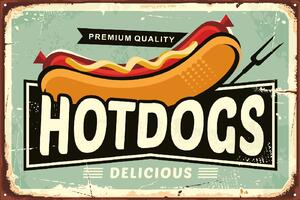 Nem szőtt fotótapéta jel - hot dog 375 x 250 cm