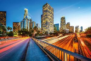 Nem szőtt fotótapéta los angeles éjszaka 375 x 250 cm