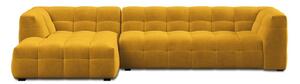 Vesta sárga bársony kanapé, bal oldali - Windsor & Co Sofas